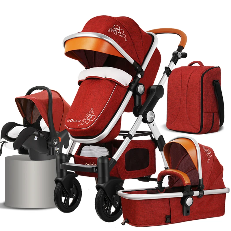 

Purorigin China good stroller 4 in 1 with car seat for from newborn to 4 year-old babies