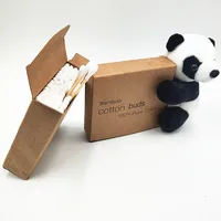 

Recyclable Biodegradable Wood Cotton Buds With Craft Paper Packaging