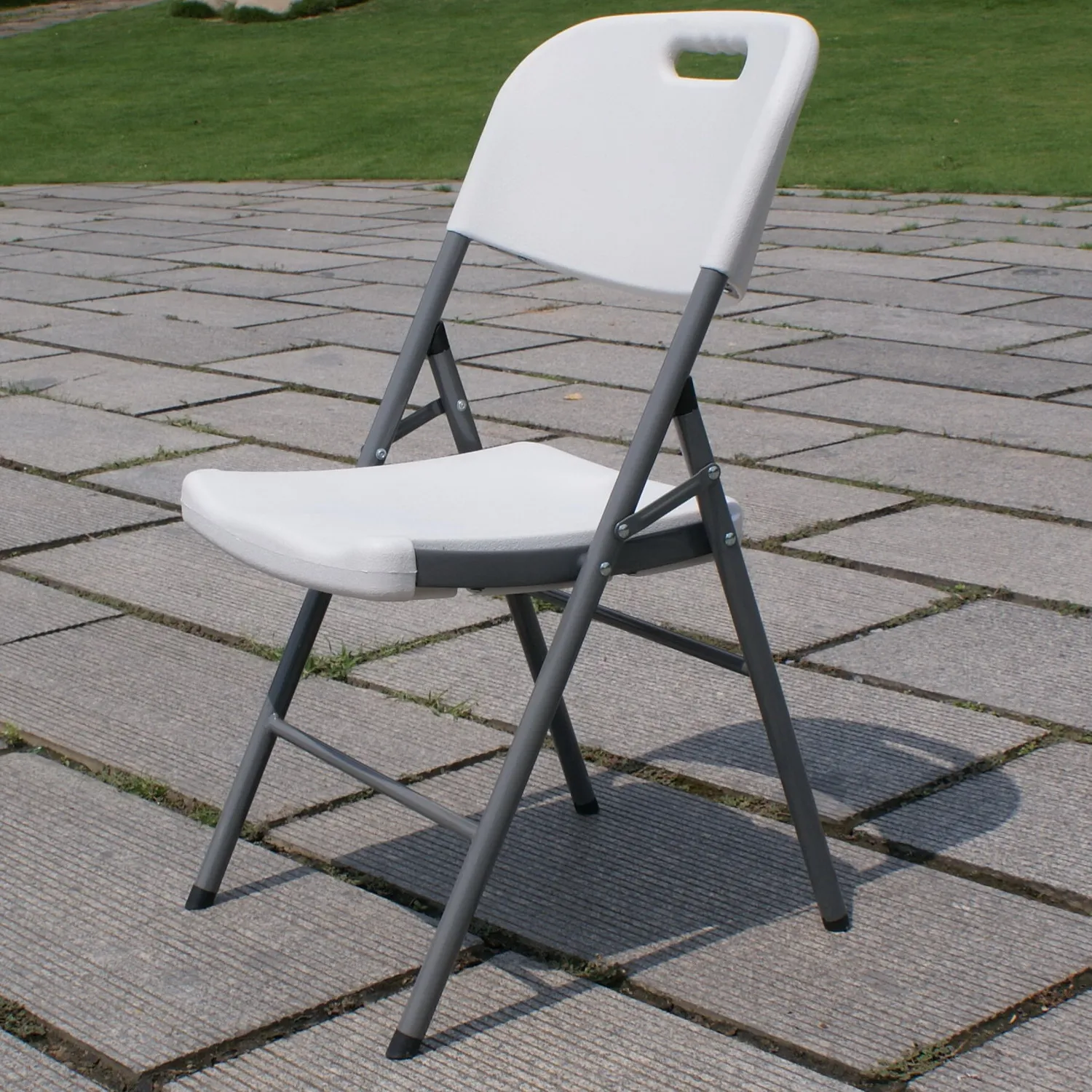 Uplion Cheap Hdpe Foldable Plastic Chair Portable Metal Conference