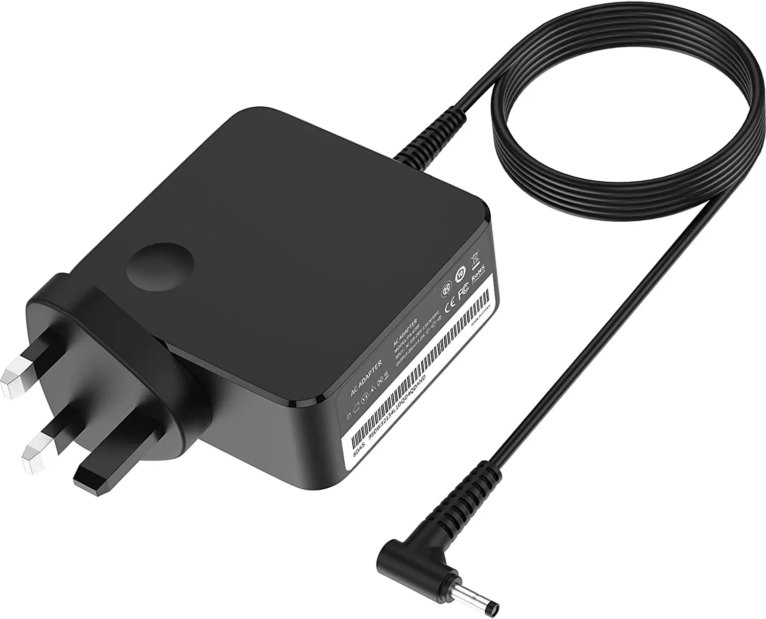 

DWO 45W Laptop AC adapter charger for Lenovo IdeaPad S130-11igm S145-15AST Yoga 310 510 520 530 B50-10 720-12IKB 130-15AST, Black