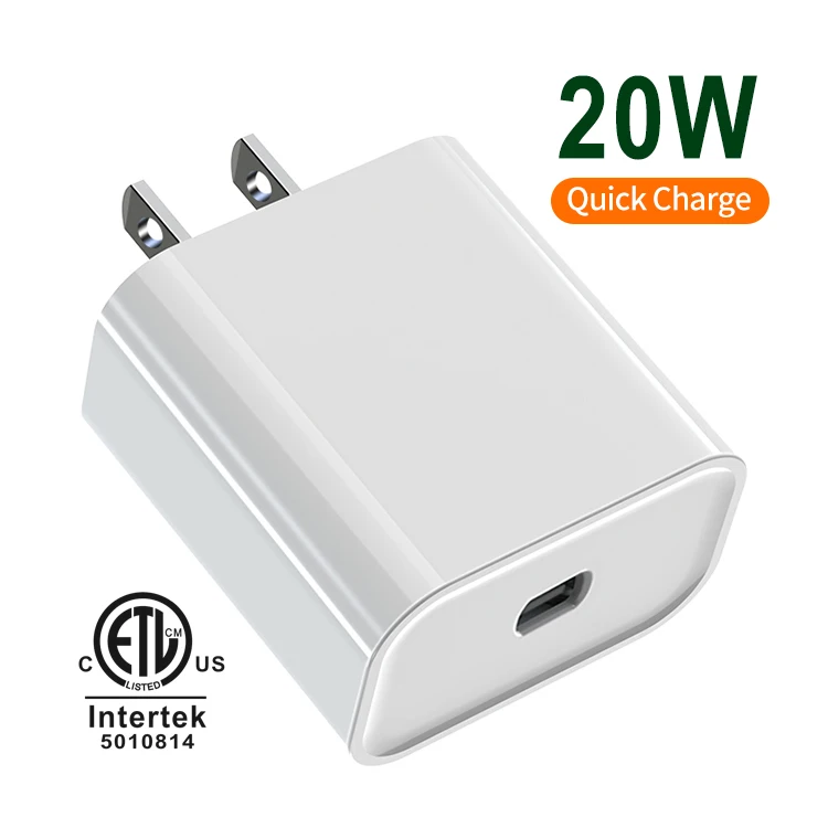 

20W PD USBC Fast Charger AU US EU Plug USB-C Power Adapter For IPhone12 Type C Fast Charger