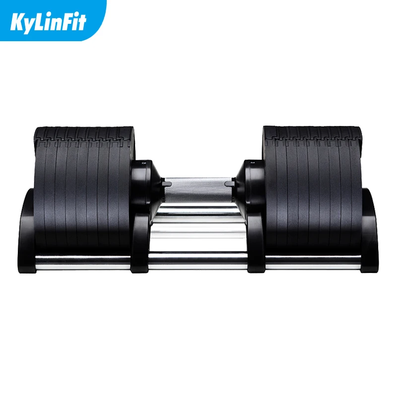 Kylinfit 32kg Adjustable Dumbbell Set Weight Adjustable Dumbbells