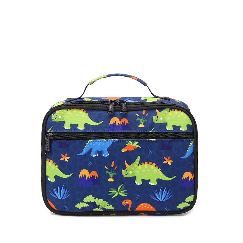 

Kids lunch bag 2024 insulated kids lunch box boy school children cartoon lunch bag for kids OEM ODM picnic thermal bags