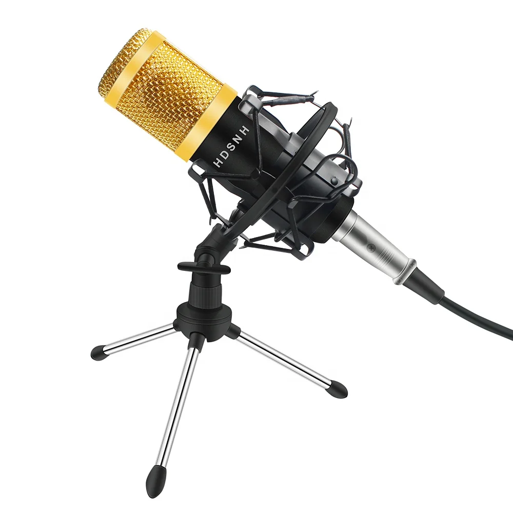 

Condenser Microphone Bm800 Kit Bm-800 Karaoke Microphone Computer Microfoon Podcast Microfono Para Pc With Shock Mount