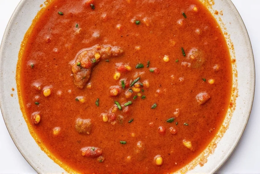 Step-by-step images of making Spanish sofrito in a pan