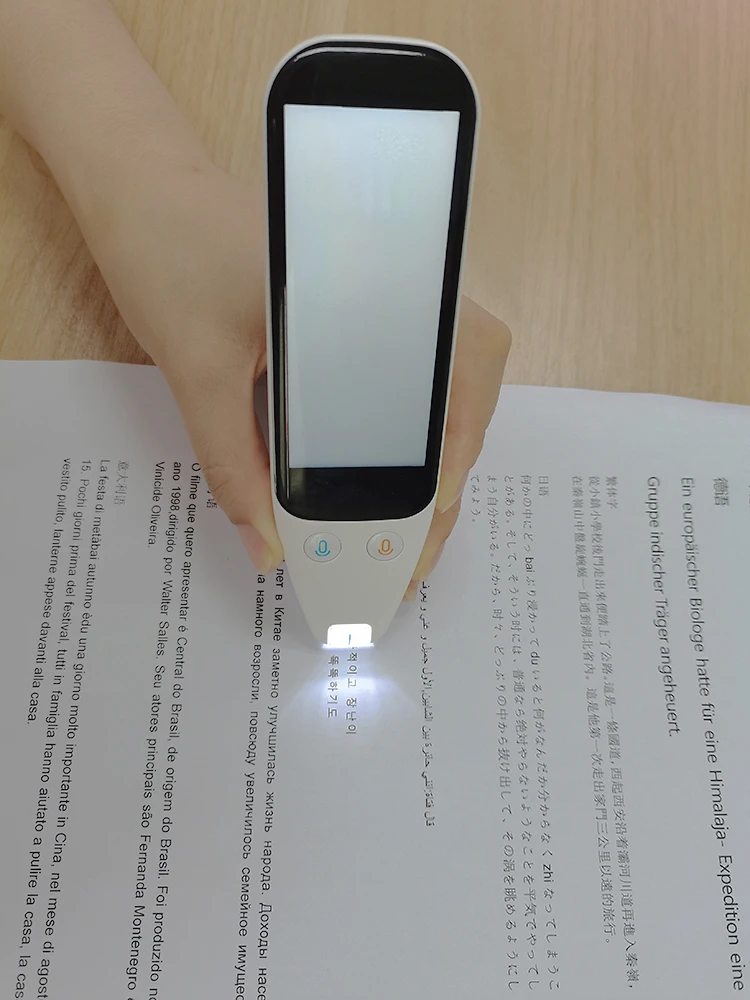 Scantalker 3.46 Inch Touch Screen 4g wifi Global Voice Translator Students Learning Machine Language Translation Machine