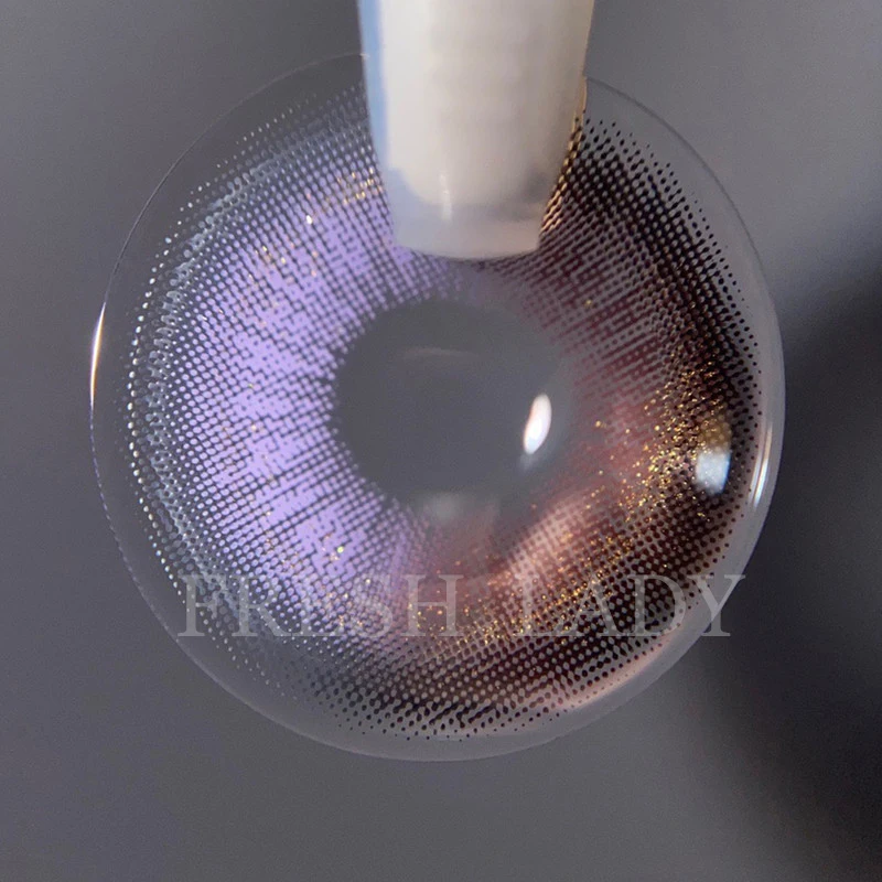 

Fresh Lady Aether Collection Purple contact lenses sparkle