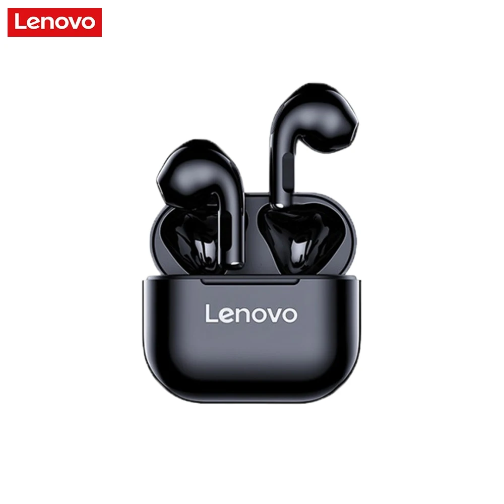 

Original Lenovo LP40 LP1S LP5 LP6 XT90 GM5 TWS Wireless Earphone Mic Touch Control Sports Gaming Headset Bluetooth Earbuds, Black, white