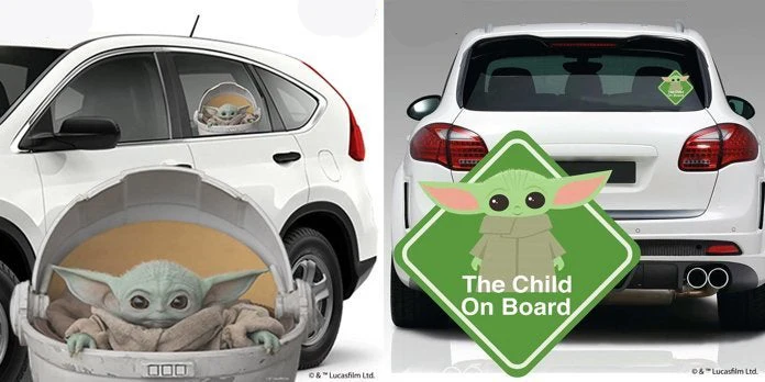 Star Wars Personalised Baby On Board Car Sign 6 