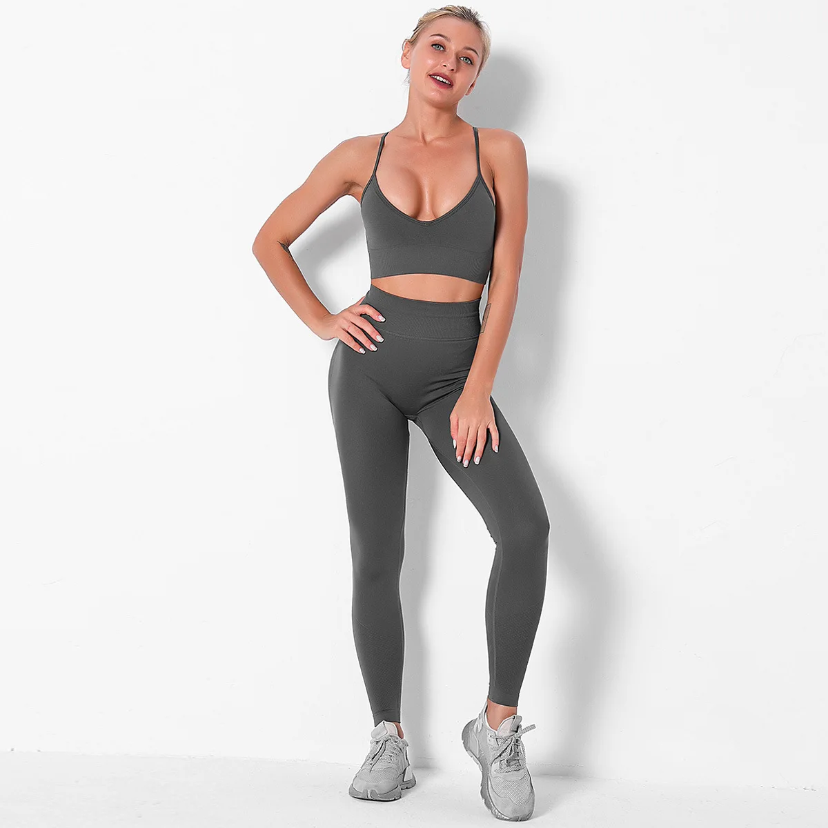 

Lover Beauty Tracksuit For Women Yoga Set Workout Fitness Clothing Running Leggings Set High Quality Womens Sports Sets, Customized colors