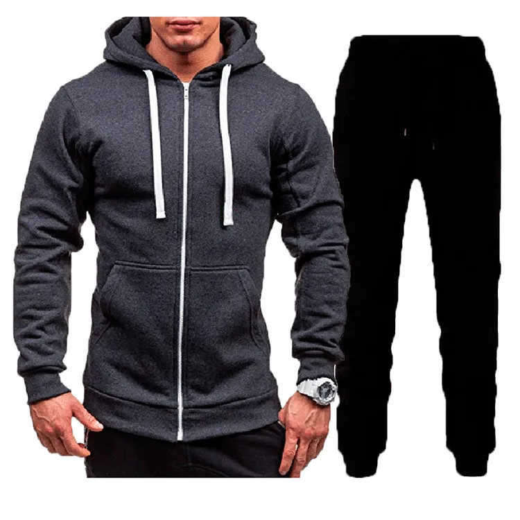 

High Quality Tracksuit Streetwear Mens Sweatsuit Gym Jogger Tracksuits Fitted For Men, 5 colors