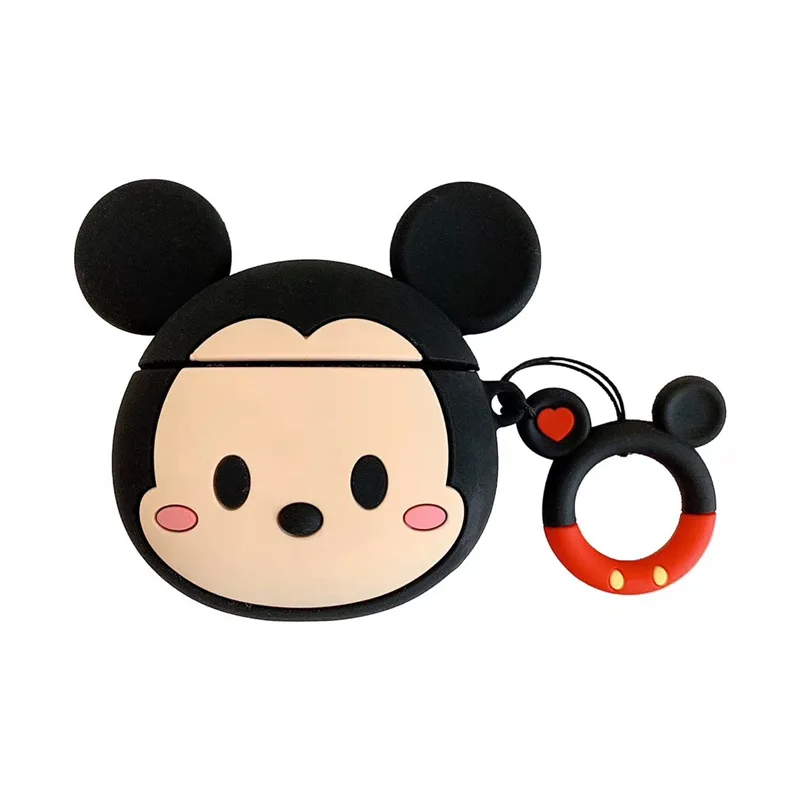 Mignon 3D Mickey Couverture Pour Airpods Pour Casque Sans Fil Minnie Dis-ney &Eacute;tui En Silicone Avec Porte-cl&eacute;s Pour Les Jeunes couple - ANKUX Tech Co., Ltd