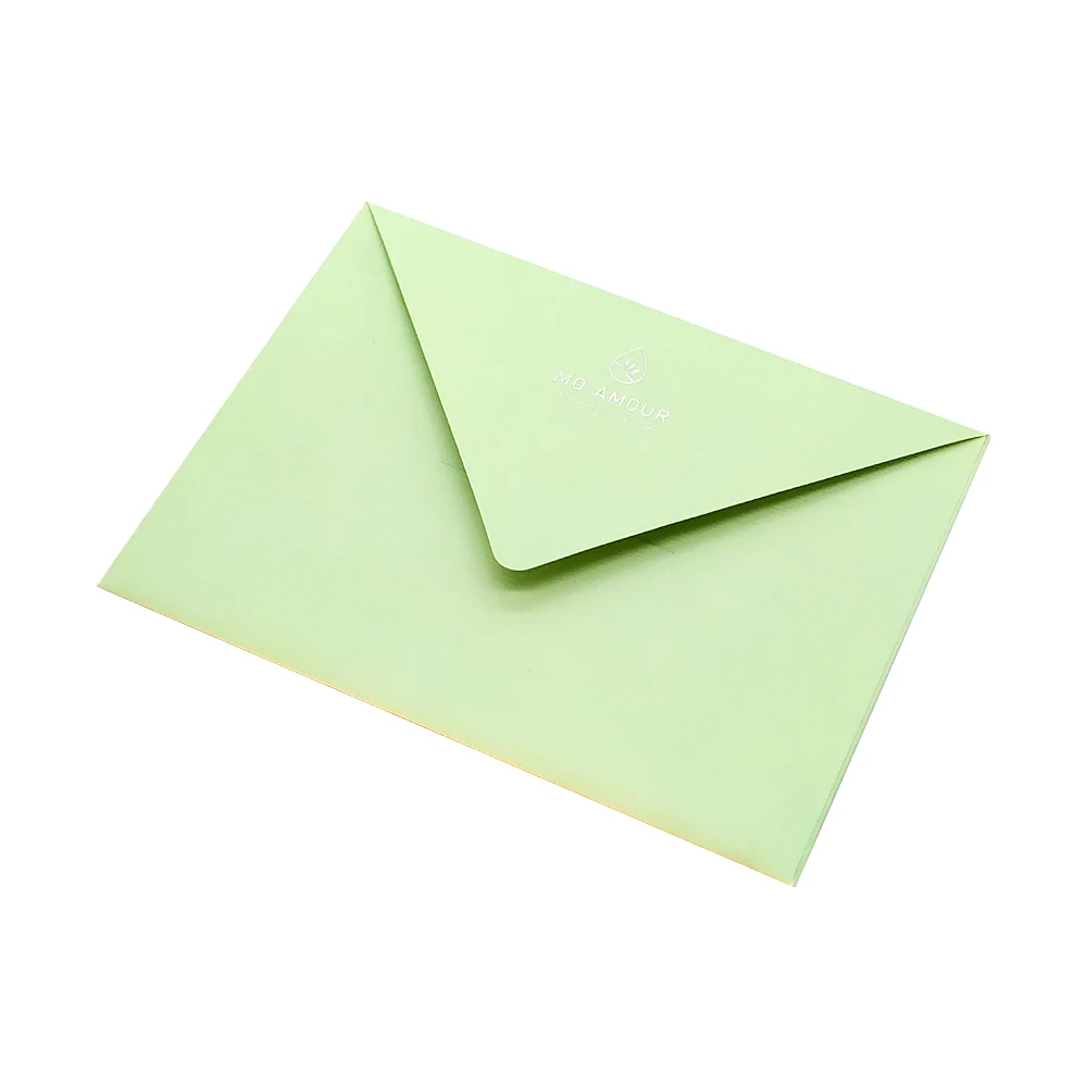
Custom logo paper cardboard money wedding envelope 