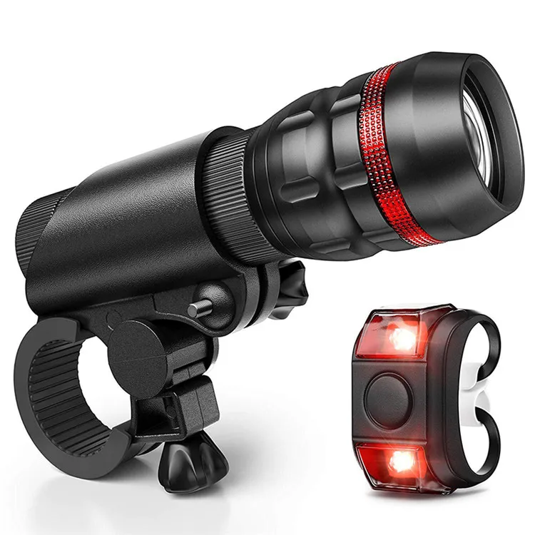 

New Type Trend Back Light Waterproof Flashlight Usb Bicycle Lamp Led