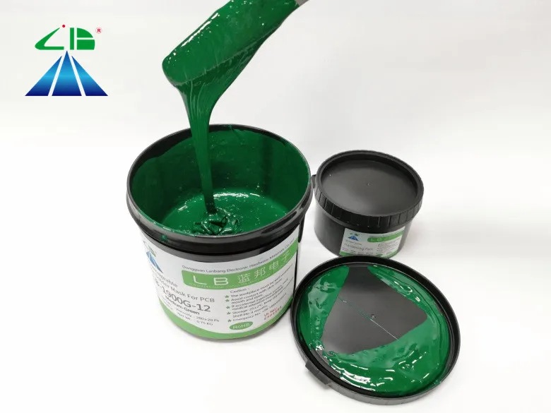 
Green PCB Solder Resist Soldermask Ink Photoimageable Solder Mask 