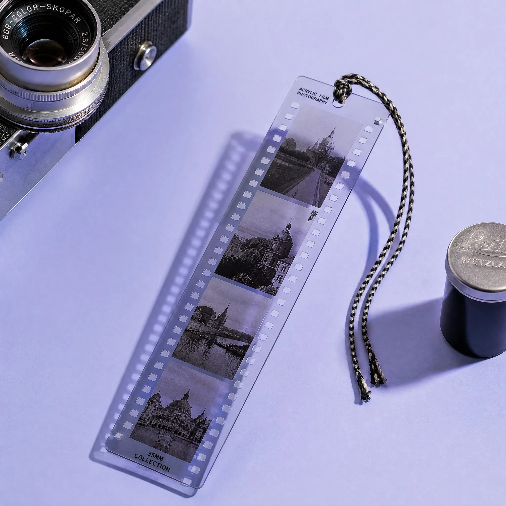 Custom Retro 35mm Vintage Photography Film Strip Transparent Acrylic Bookmark