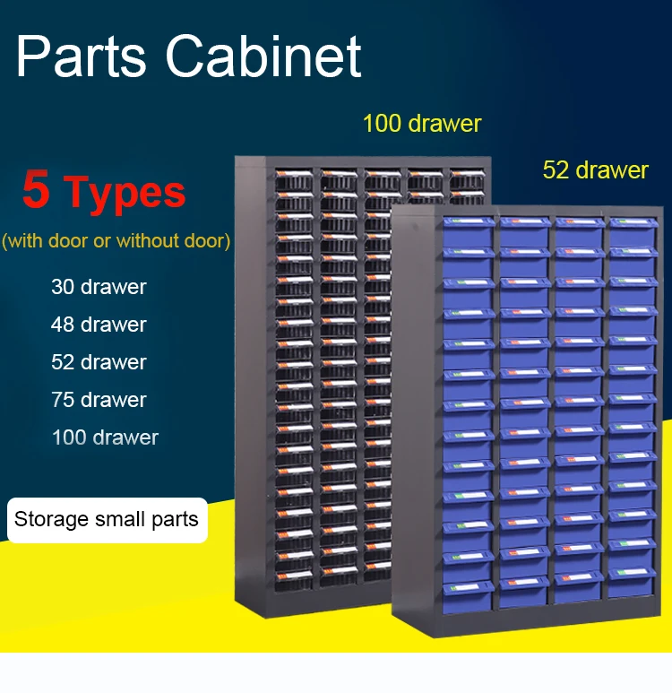 52/100 Drawers Spare Parts Electronic Component Storage Cabinet