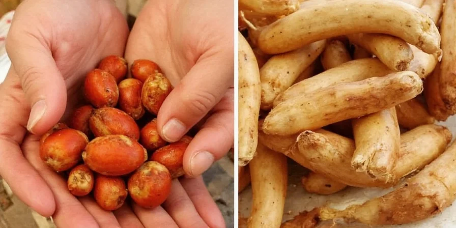 Fresh galangal roots
