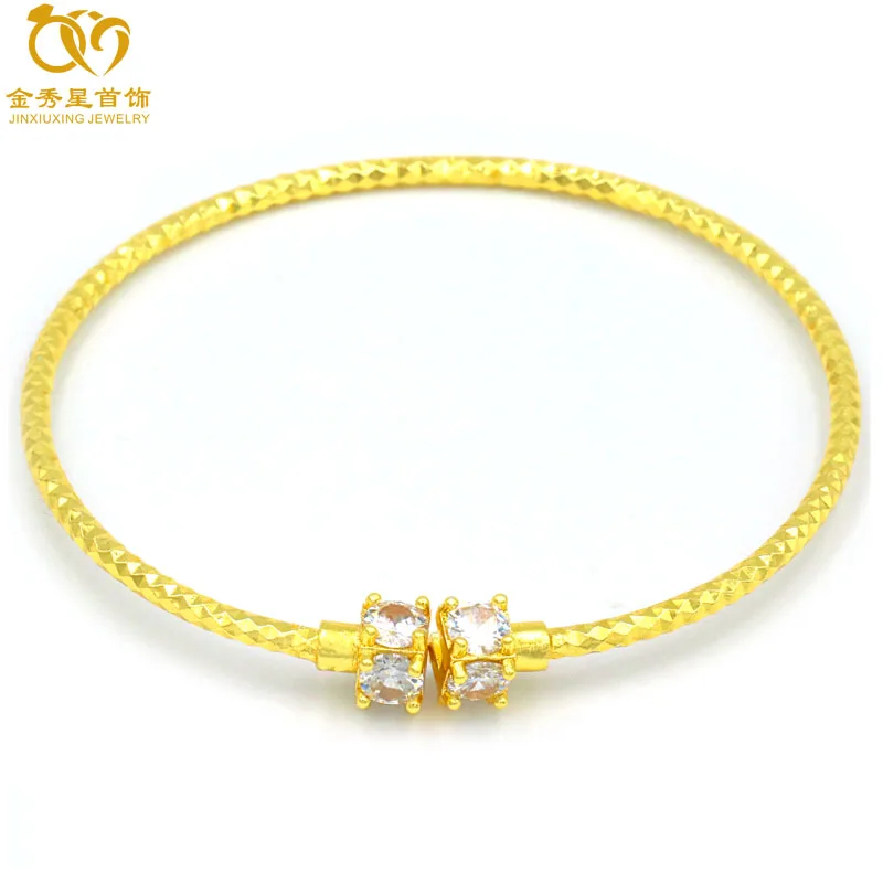 

Bracelet Charms Jewelry 24k gold Women Gift Zircon Party Stone Wedding Oem Fashionable