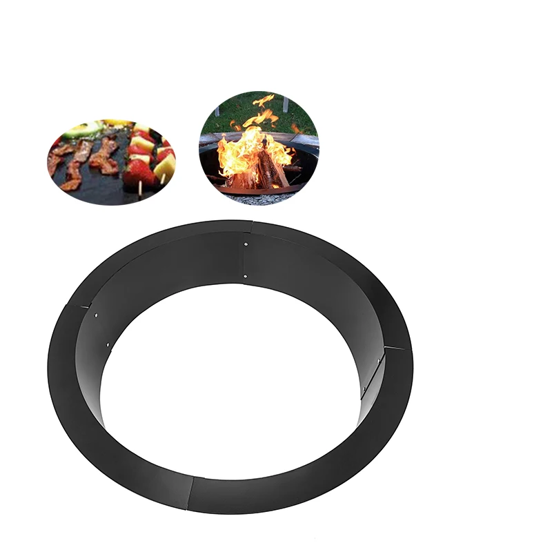 

New design High Quality Heavy Duty Fire Pit Ring/Liner DIY Q235 Steel 42 Inch Outside x 36 Inch Inside