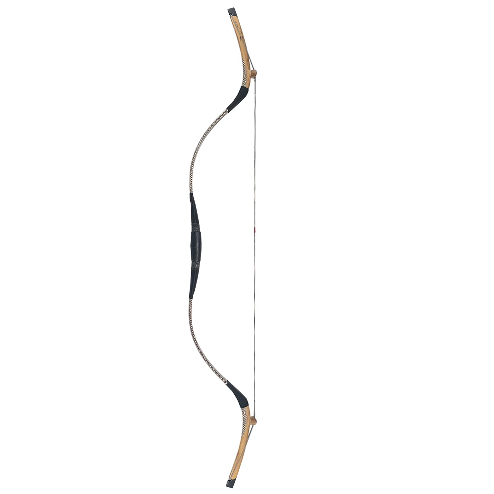 

Alibow Manchu bow Max. draw length 37 inches Traditional Longbow "Yarha" Cow Leather wood Recurve Bow