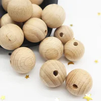 

Free Sample Baby Teether Wooden Beads Teether, Loose Wood Teething Beads