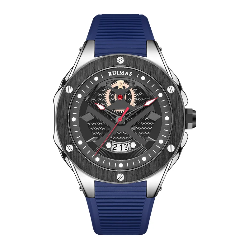 

2021 new ruimas brand watch simple leisure waterproof men's watch luminous quartz watch wholesale, 3 colors