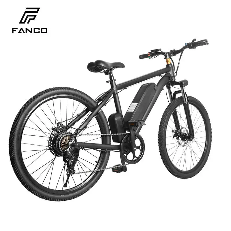 

Fanco EU STOCK 26 Inch Fat Tire Mountain Bike 10Ah Removable Battery Electric Moped Bike 350W Adult Bicycle Outdoor E Bike