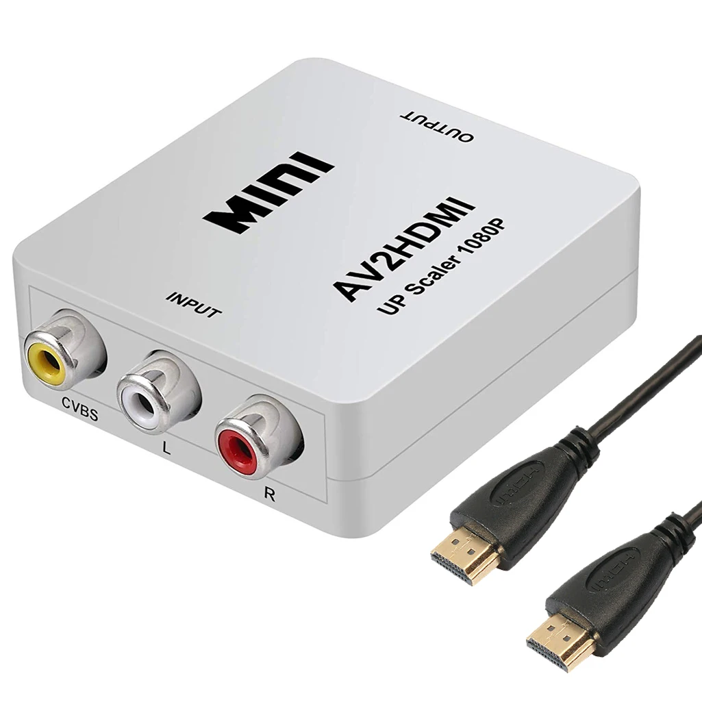 Av2 Hdmi Composite Cvbs 3rca Av To Hdmi Video Upscaling 1080p Converter ...