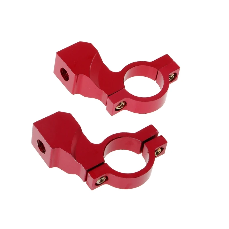 

1 Pair 8mm Aluminum Alloy Motorcycle Handlebar Rearview Mirror Holder Clamp Adaptor Mirror Mounts 3 Colors