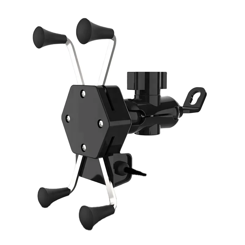 

New mobile phone bracket 360 degree rotation motorcycle bicycle bike mount phone holder, Black