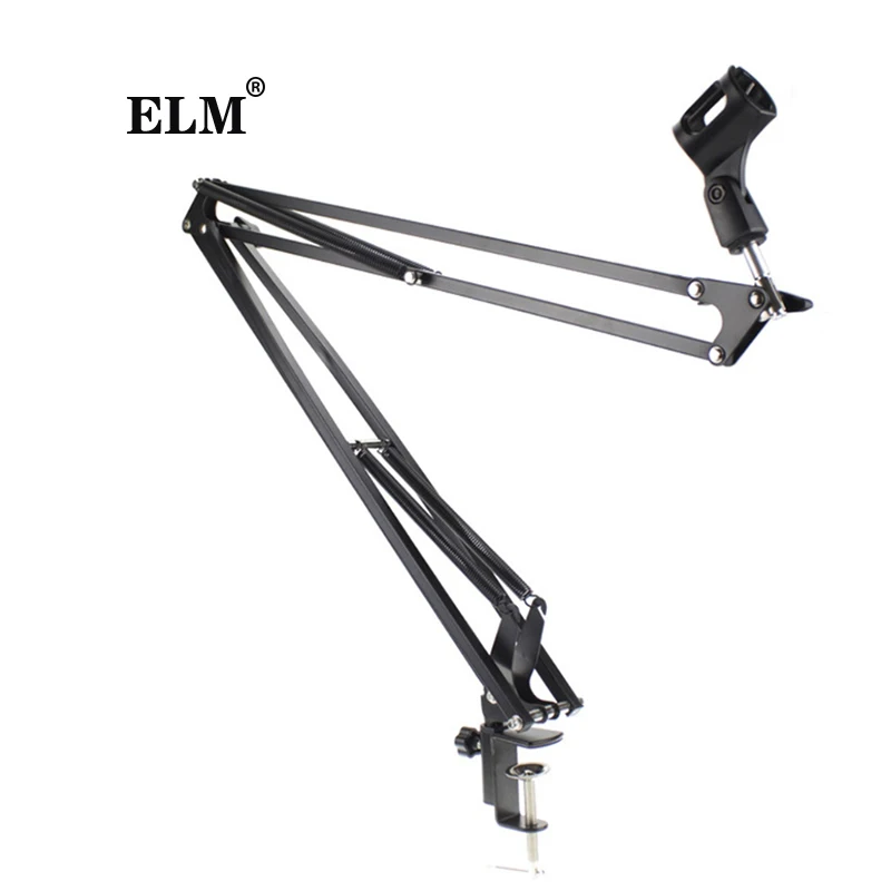 

professional BN-37 desktop adjustable microphone arm stand, Black