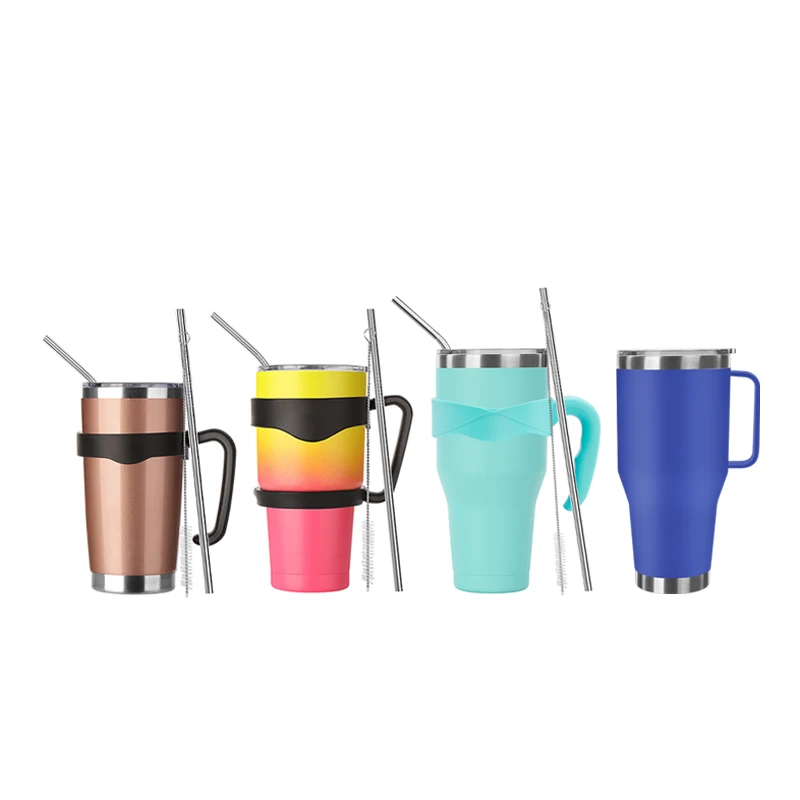 

WeVi 20oz 30oz sublimation Stainless Steel Double Wall Vacuum Insulated stainless steel coffee mugs with lid, Customized color