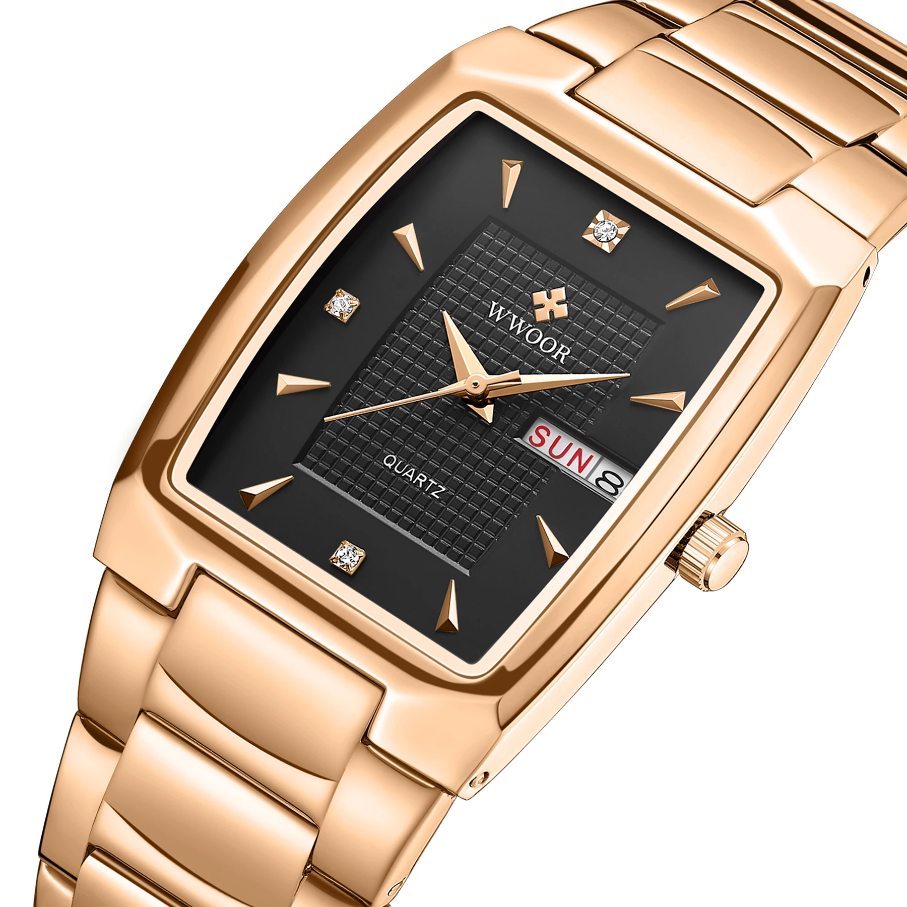 

WWOOR 8837 Beauty Ladies Quartz Wristwatch Stainless Steel Women Luxury Watch Oem