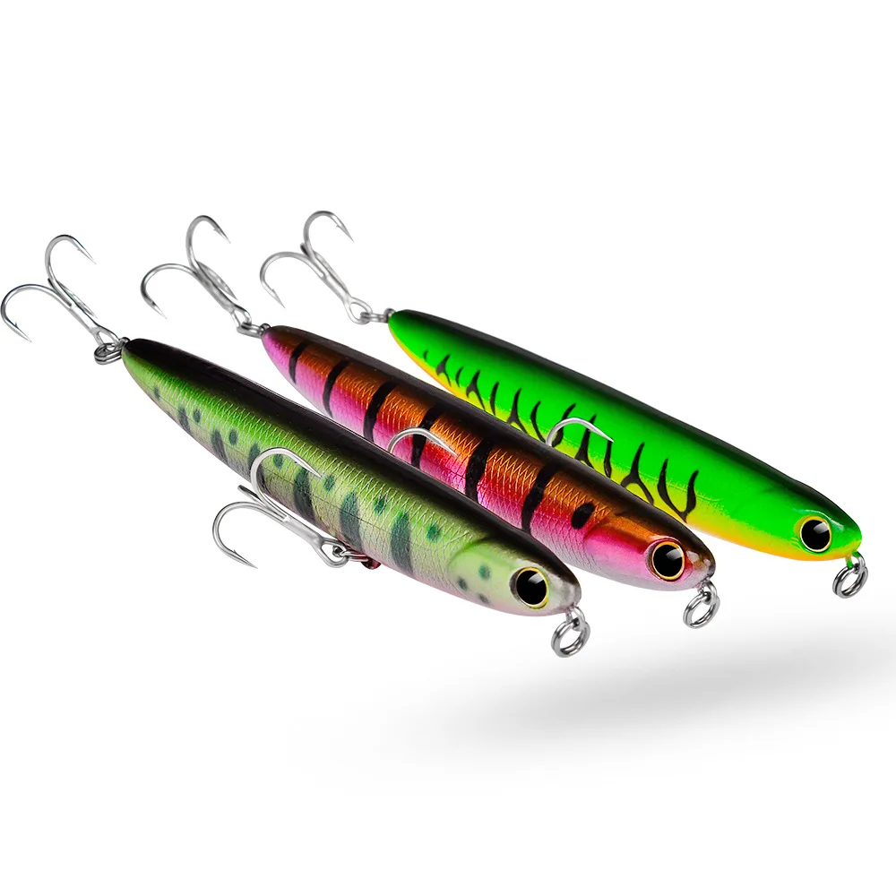 

OEM ODM Floating Fishing Lure 11cm 13g Peche Leurre Isca Artificial Bait Fishing Tackle Bionic Hard Bait Sea Bass Fishing Lure, 5 colors as showed