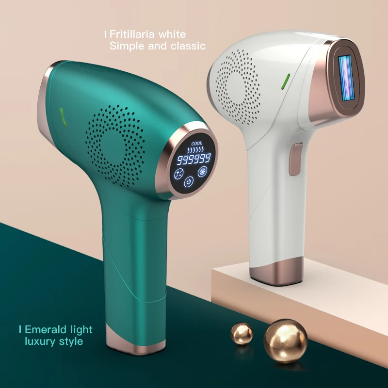 

double freezing point sapphire lamp 48W IPL hair removal device household hair removal machine, Green, pink, whitr