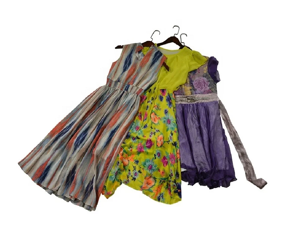 

Second hand clothes used Ladies Silk Dress bangladesh used clothing