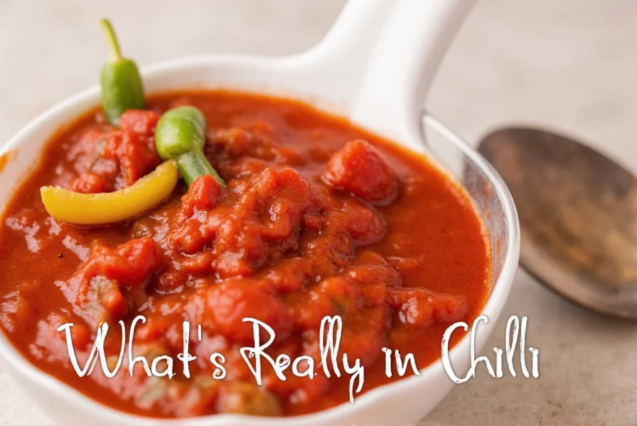 What's Really in Chili: Authentic Ingredients Explained