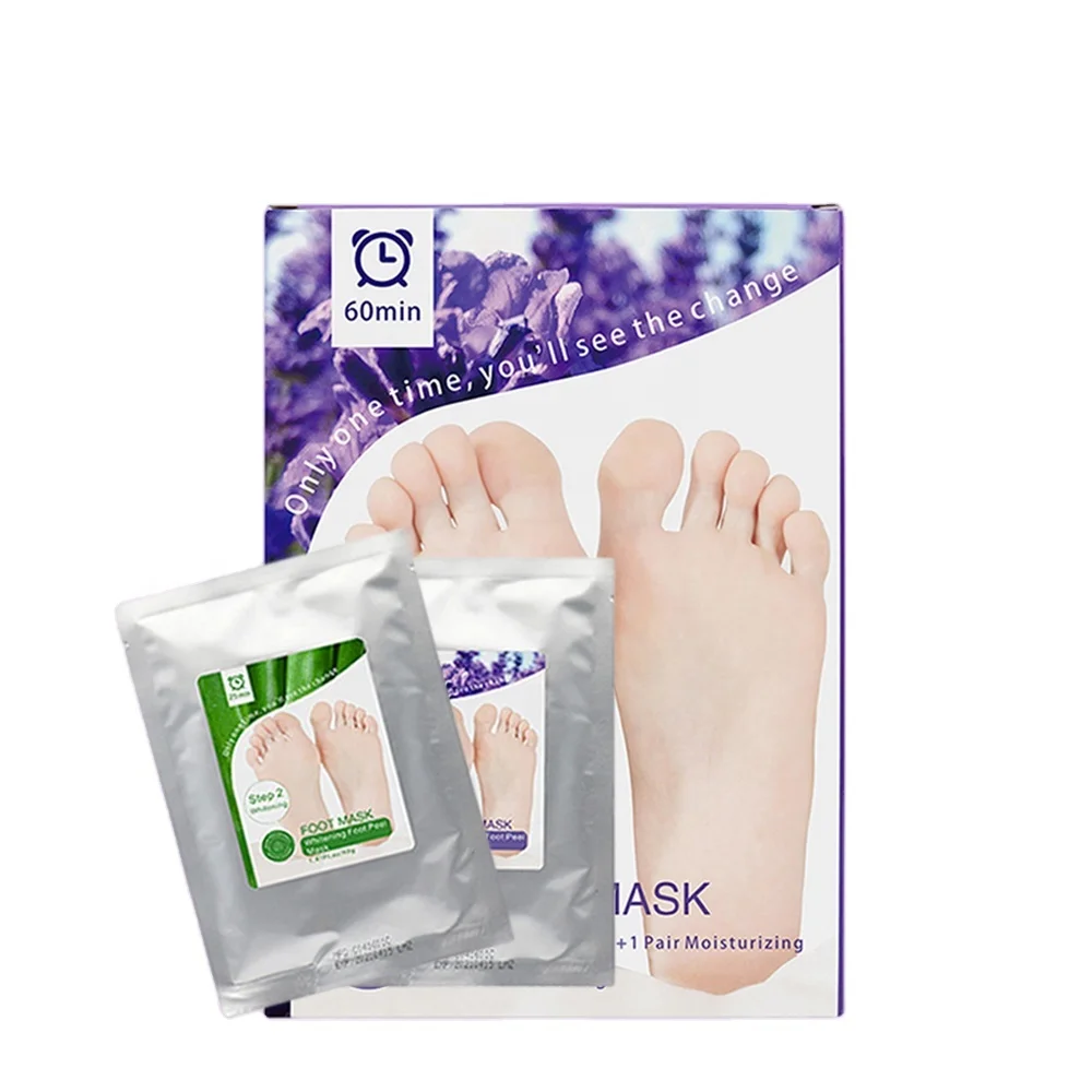 

Foot Peel Exfoliating Mask (2 Pairs) for Soft Feet Exfoliant Peels Away Rough Dry Skin callus removal foot mask