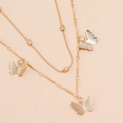 

Fashion Women choker butterfly necklace pendant bohemian necklace women