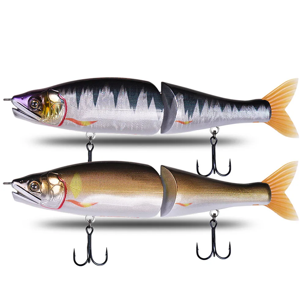 

Lifelike hard black bass swimbait big joint bait simulate Lure for Pike Big Bass Fishing Lure 220mm 178mm 148mm slow