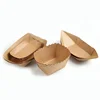 packaging container delivery storage craft kraft brown disposable foil lined lunch bento wax coated paper food box