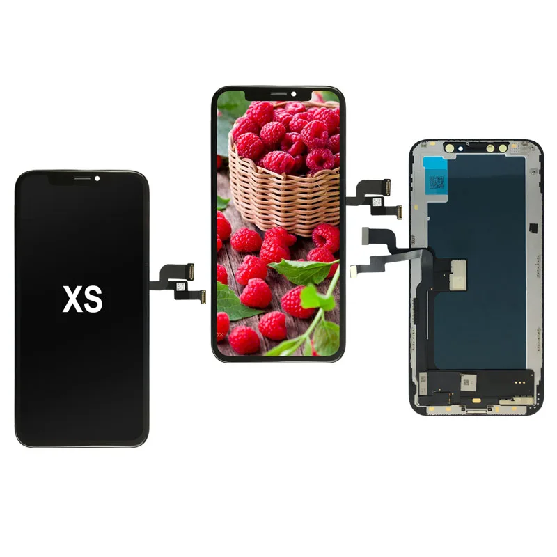 

Factory wholesale mobile phone lcds For iphone XS LCD display for iphone xs lcd display screen replacement, Black/white