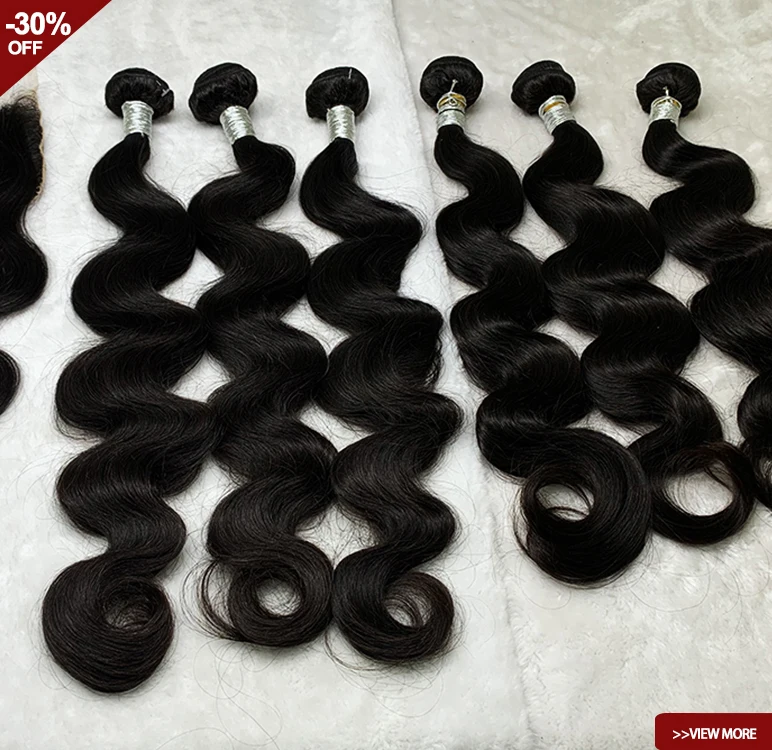 

Cambodian Straight Hair Bundles 10A+ Grade Raw Natural Color Virgin Human Body Wave Hair Weaving Bundles With Closure