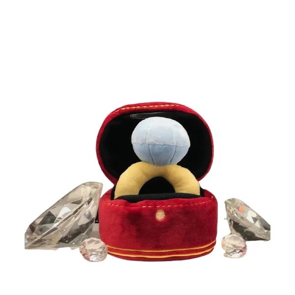 

Ins Korea Hot Sale Diamond Ring Set Dog Squeaky Toy Pet Hidden Food Toy, Picture shows