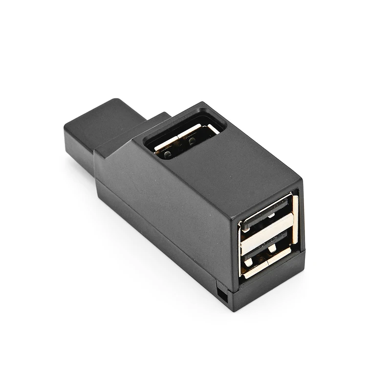 

Portable Mini 3 Ports USB 2.0 Splitter Hub High Speed Data Transfer Box Adapter USB Splitter For PC Laptop MacBook Pro, Black/white