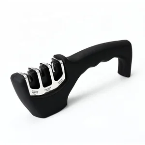Image of Professional Manual Universal Carbon Steel Kitchen Knife Sharpener