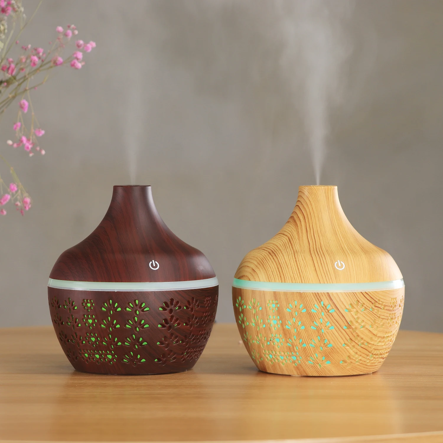 Portable USB Aroma Essential Oil Diffuser 7 Colors Led Light Ultrasonic Cool Mist Humidifier