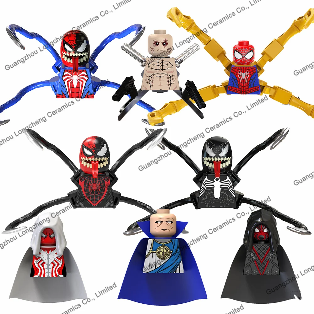 

DC Super Heroes Dead The Amazing Spider Watchers Pool Man Mini Building Block Action Figures ABS Plastic Kid's Toys TV6204