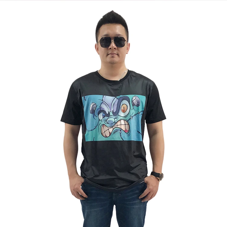 

loose fit graphic Custom Made Logo Full Sublimation Blank Plus Size Men T-shirt custom, Customized color